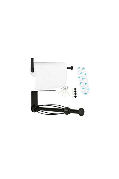 Three top online Suport rotativ pentru prosoape de hârtie de bucătărie, negru