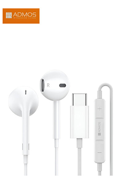 ADMOS ADHF073: Extra Bass, Universal Type-C Hi-Fi Earphones with Mic and Volume Control