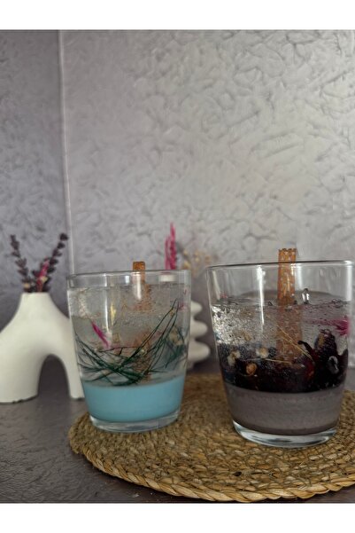 MUM El Yapımı 2’li Seti – Soya Wax + Jel – Vanilya Kokulu