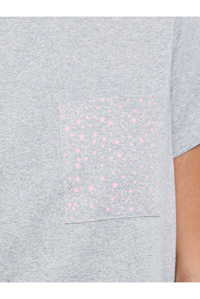 Styli Star Print Pocket T-Shirt and Pyjama Set