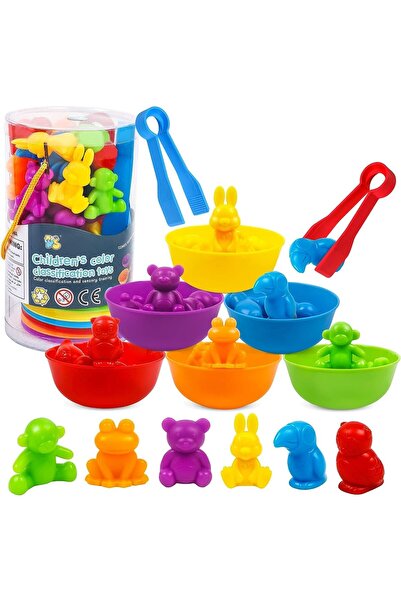 XICEN ألعاب مطابقة الحيوانات مع العد