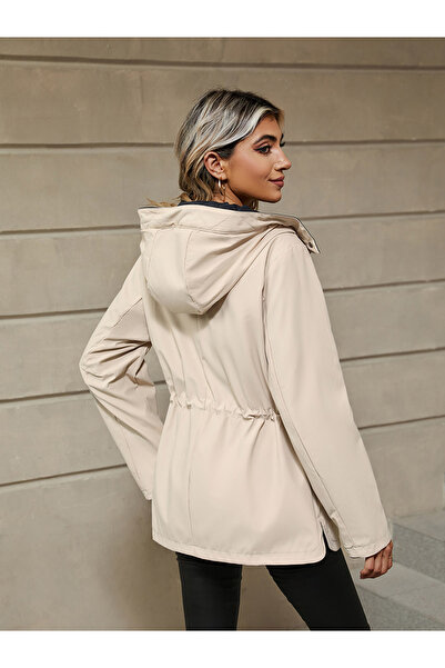 Take Two By Styli Women Solid Zip Up Long Sleeve Hoodie Jacket