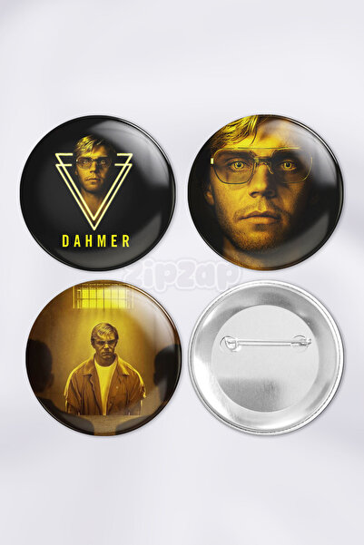 ZipZap مجموعة زينة حقائب داهمر مع دبابيس وأزرار (3 قطع)