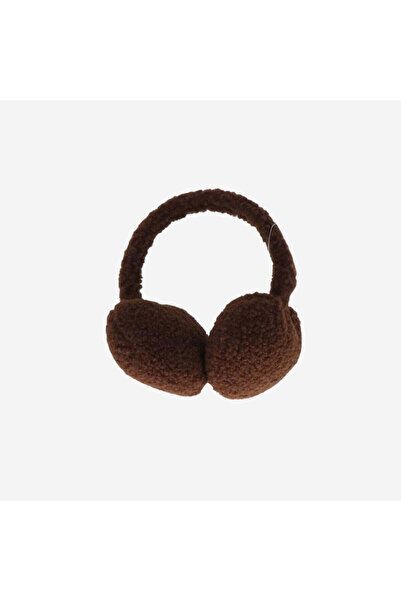 Flying Tiger Copenhagen Koyu Kahverengi Peluş Kulaklık