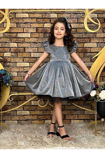 BİLGEN Style ΦΟΡΕΜΑ ΚΟΡΙΤΣΙΟΥ ΜΕ ΑΣΗΜΕΝΙΑ ΚΟΥΜΠΙΑ ΦΟΡΕΜΑ ΠΑΡΤΥ ΓΑΜΟΥ ΜΕ ΦΟΡΕΜΑ ΕΝΤΟΥΡΙΑΣΜΕΝΟ 3-10 ΕΤΩΝ