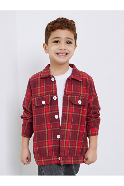Styli Plaid Flannel Double Pocket Shirt