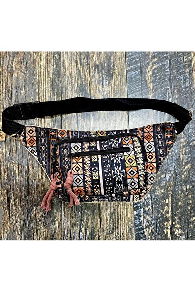 street&bagdnz Ethnic Authentic Bohemian Patterned Daily Travel Use Shoulder and Waist Bag