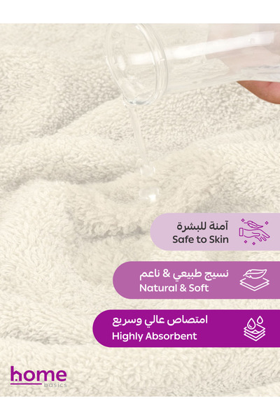 Donetella 6 - Pcs Premium Hand Towels (40x70cm) 600 GSM 100% Combed Cotton