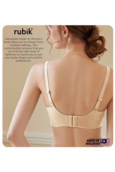 RUBIK Sports Bra Non Wired Seamless Padded Comfortable For Yoga Gym Training Running Workout Fitness