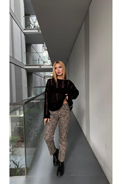 Angel Mia Boyfit Leopard Jean