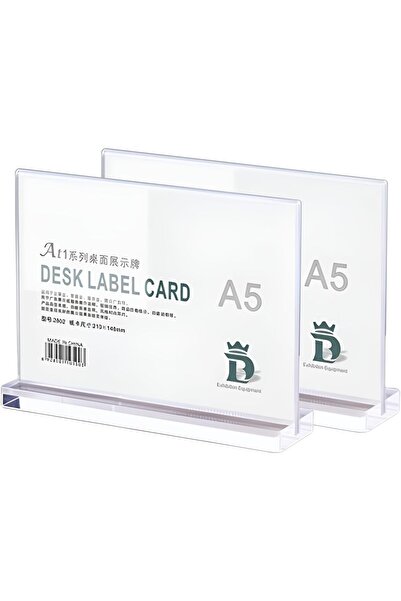 Slasa حامل لافتة أكريليك على شكل حرف L، إطار إعلان قائمة طعام عمودي (150 × 21...