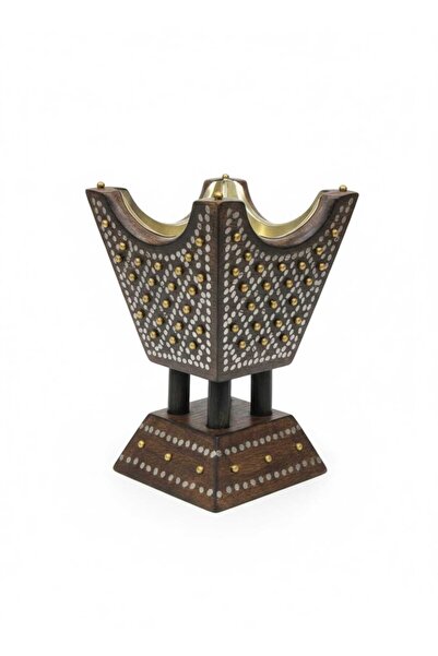VENDIX Bakhour Burner Traditional Arabic Mabkhara Decorative wooden Incense Burner
