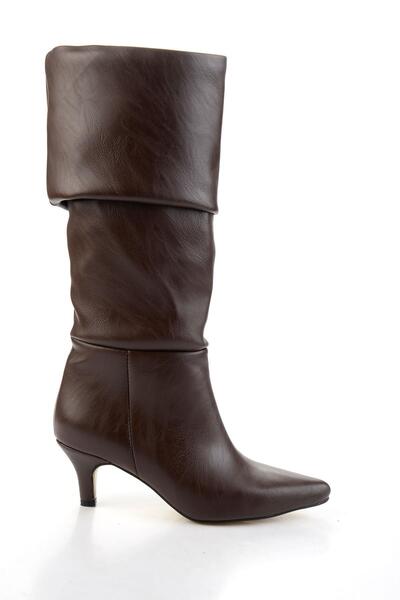 Bambi Kahve Kadın Çizme K03138060209