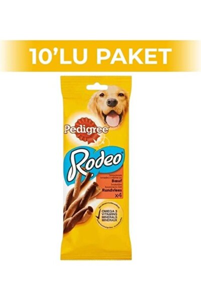 Pedigree Rodeo Biftekli Köpek Ödül Maması 70 gr 10 Adet