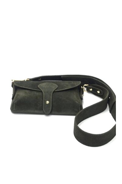 Matteo leather bag with fringes 3201 - khaki