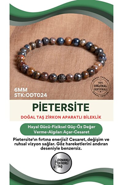 OSMANLI DEĞERLİ TAŞ سوار من الحجر الطبيعي المعتمد من بيترسايت ODT024