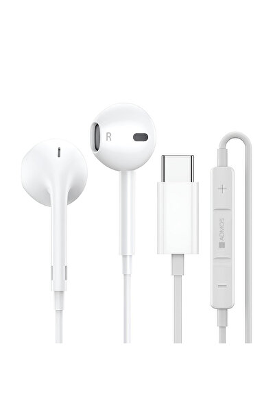 ADMOS ADHF073: Extra Bass, Universal Type-C Hi-Fi Earphones with Mic and Volume Control