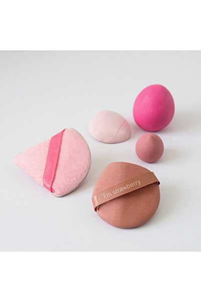 Haneliya 5’li Profesyonel Makyaj Süngeri Seti – Latex Free, Yumuşak & Esnek, Islak/Kuru Kullanım