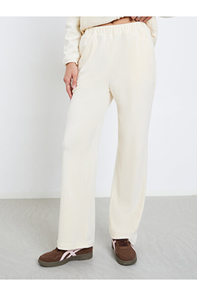 Styli Cream Fleece Zip Up Jacket and Joggers Co-Ords