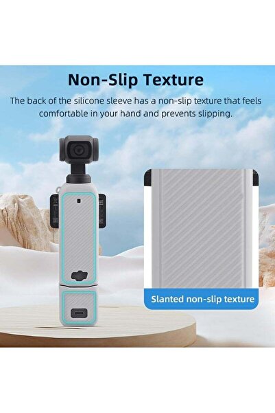 Generic Silicone Protective Case for DJI Osmo Pocket 3 (Gray)