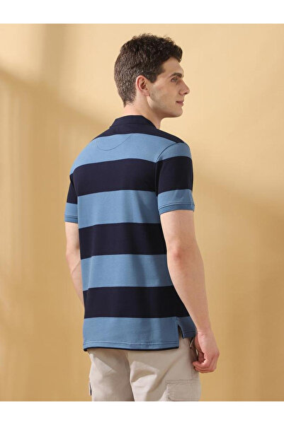 Dennis Lingo By Styli Men Striped Regular Fit Polo