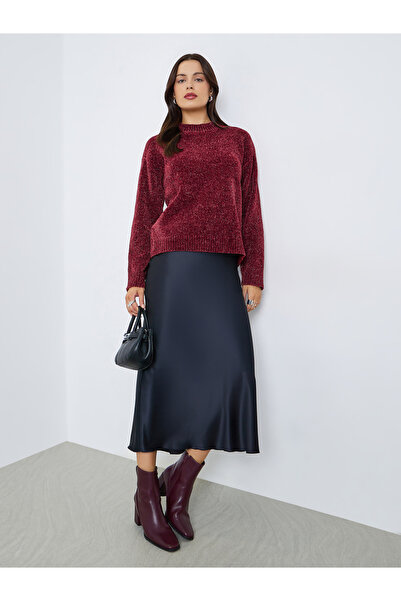 Styli Regular Fit Regular Length Lurex Yarn Sweater