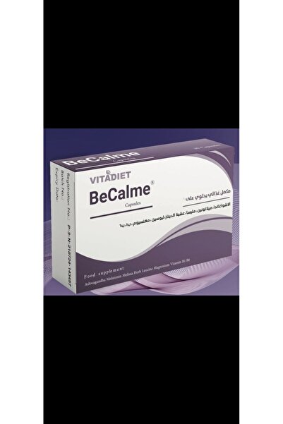 White flower Becalme 30 Capsules - A dietary supplement containing ashwagandha, melatonin, and magnesium