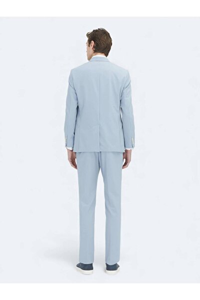 Kip Blue Solid Slim Fit Suit