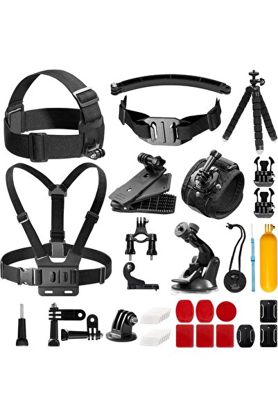 AKASO مجموعة ملحقات كاميرا الحركة 42 في 1 لكاميرات EK7000 وBrave وV50 وGoPro