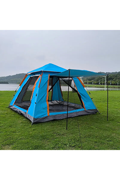 Generic Large Camping Tent 4-5 Person Weatherproof Family Tent 210x210x135cm