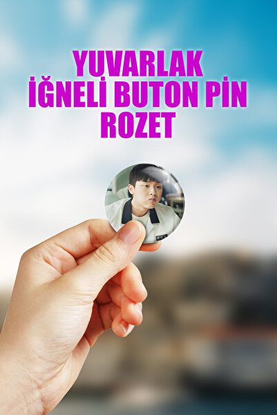 ZipZap مجموعة شارات زينة للحقائب بتصميم زر ضغط (1 قطعة) لشخصية الأبطال الضعيفة آنه سو-هو (تشوي هيون-ووك)