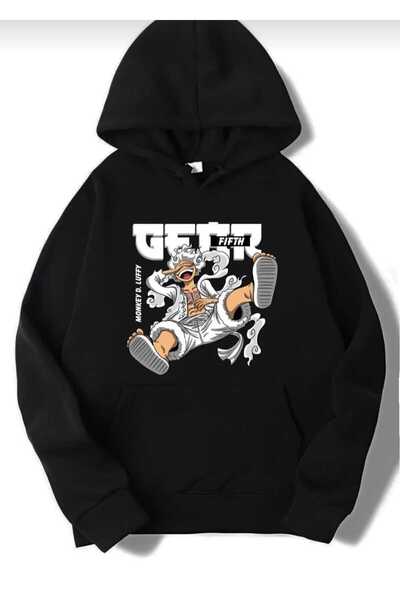 Hunors Sportswear & Company سترة Gegr مطبوع للجنسين موديل قطن بغطاء رأس