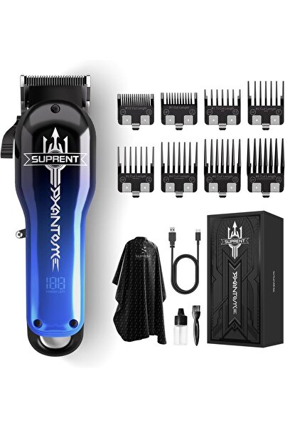 SUPRENT ماكينة قص الشعر للرجال، لاسلكية، قابلة لإعادة الشحن من النوع C، 7000 ...