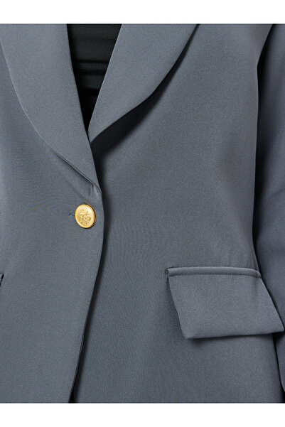 Take Two By Styli Grey Blazer and Pleated Skirt Co-ords