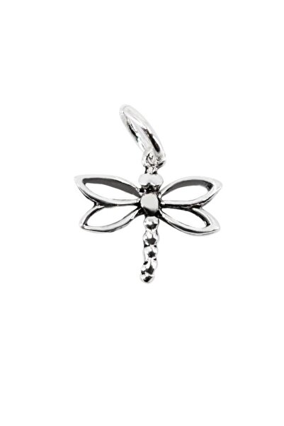 Premium JEWELRY Silver 925 Dragonfly Pendant, No Clasp, No Stones, Jolie Silv...