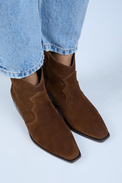 Manijero Liray Women's Genuine Leather Cowboy Tan Boots