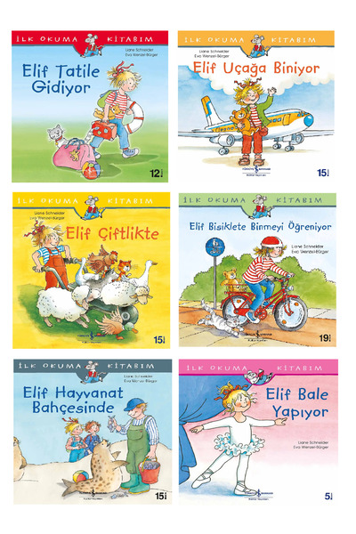 TÜRKİYE İŞ BANKASI KÜLTÜR YAYINLARI Elif Tatile Gidiyor -Elif Uçağa Biniyor -...