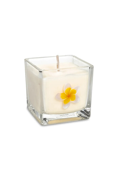 Candle Lumânare parfumată din ceară de rapiță Nag Champa -- ± 260g 6x6x6cm