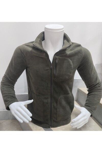 FBI Zipped Khaki Fleece