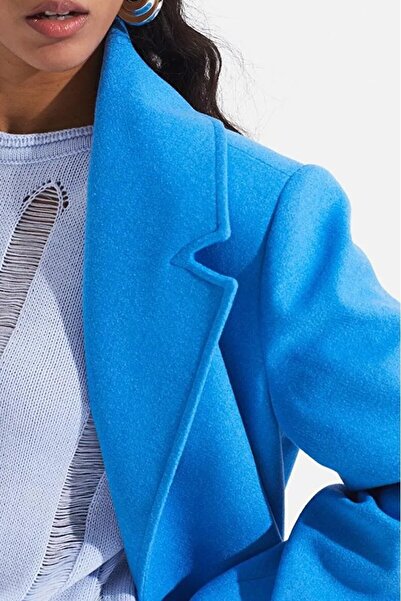 Suziş ΓΥΝΑΙΚΕΙΟ ΠΑΛΤΟ ΜΠΛΕ ΖΩΝΗΣ PREMIUM 9350