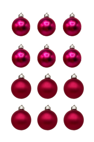 Waldern 6 εκ. 12 τεμάχια Cici Στολίδι Χριστουγεννιάτικο Δέντρο 6 Ματ + 6 Γυαλιστερό