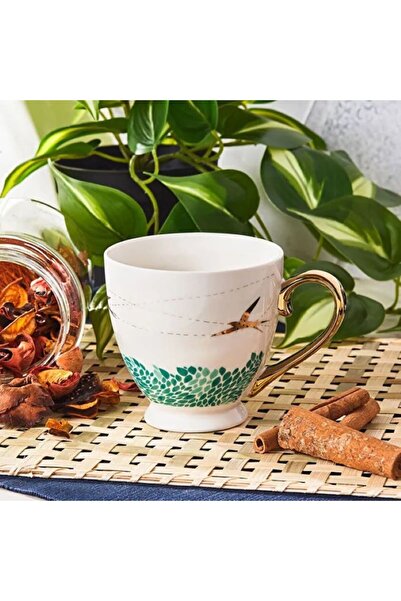 DREAM FASHION Swallow Green Mug 400 ml