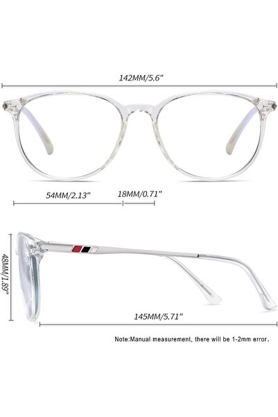 Joopin Blue Light Blocking Round Glasses for Men & Women