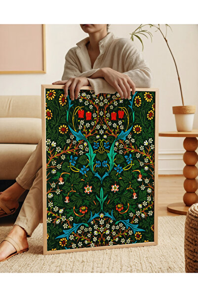 ARTHOUSECOLLECTIVE William Morris Poster - Painting at Frameless Poster in Dimensions