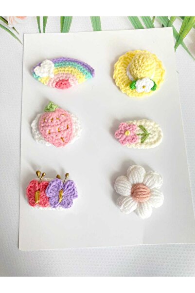 Hand Mother's Since 2024 Colorful Mixed 6-Piece Clip Baby Buckle Without Shee...