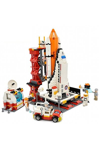 Gudi Building set with 679 Lego pieces, space shuttle, control tower, astronaut