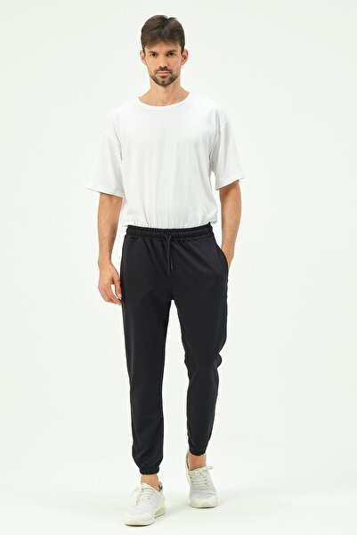 C&City Herren-Jogginghose mit elastischem Bund und Seitentasche