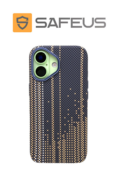 SAFEUS حافظة فاخرة من ألياف الكربون لهاتف آيفون 17 مع ميزة MagSafe، مقاومة لل...