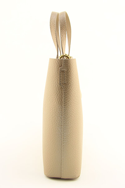 HNB Women's Mink Medium Size Handbag with Heart Accessory