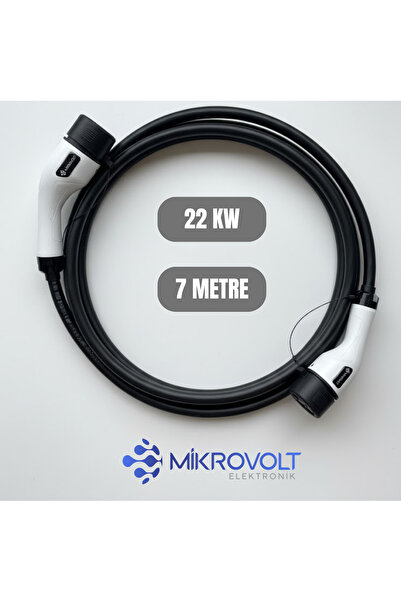 Elektrikli Araç Şarj Kablosu 22kW (7 Metre)